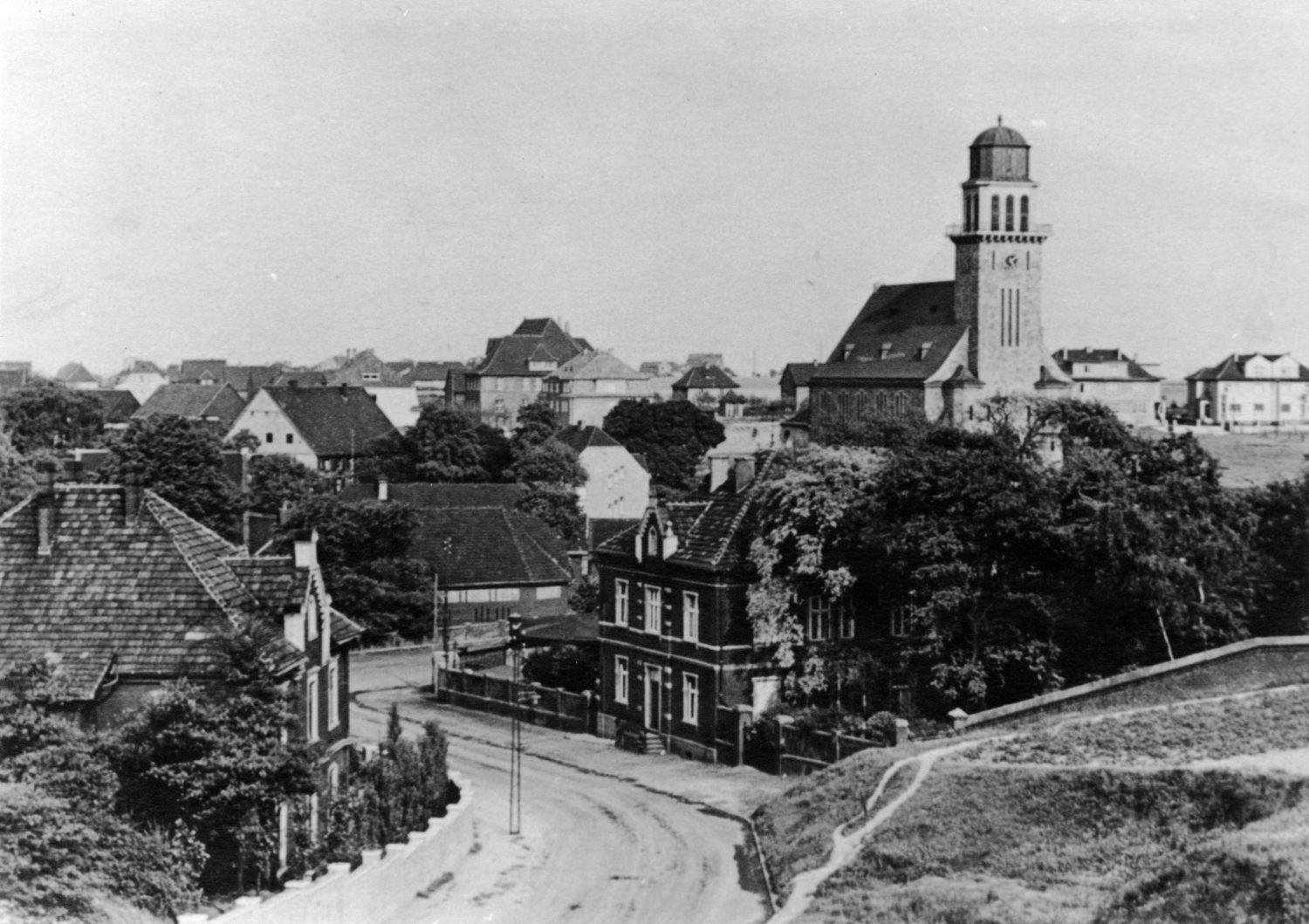 Zum Tag des offenen Denkmals Blick über Hiltrop vom Turm der